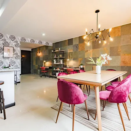 New Cheerful Family Friendly Roma Norte Condo